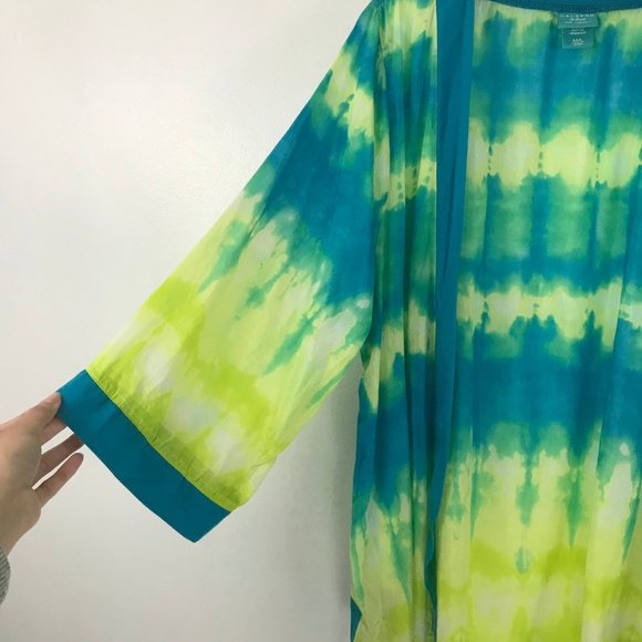 Calypso St. Barth for Target Kimono Yellow M/L - Picture 2 of 6